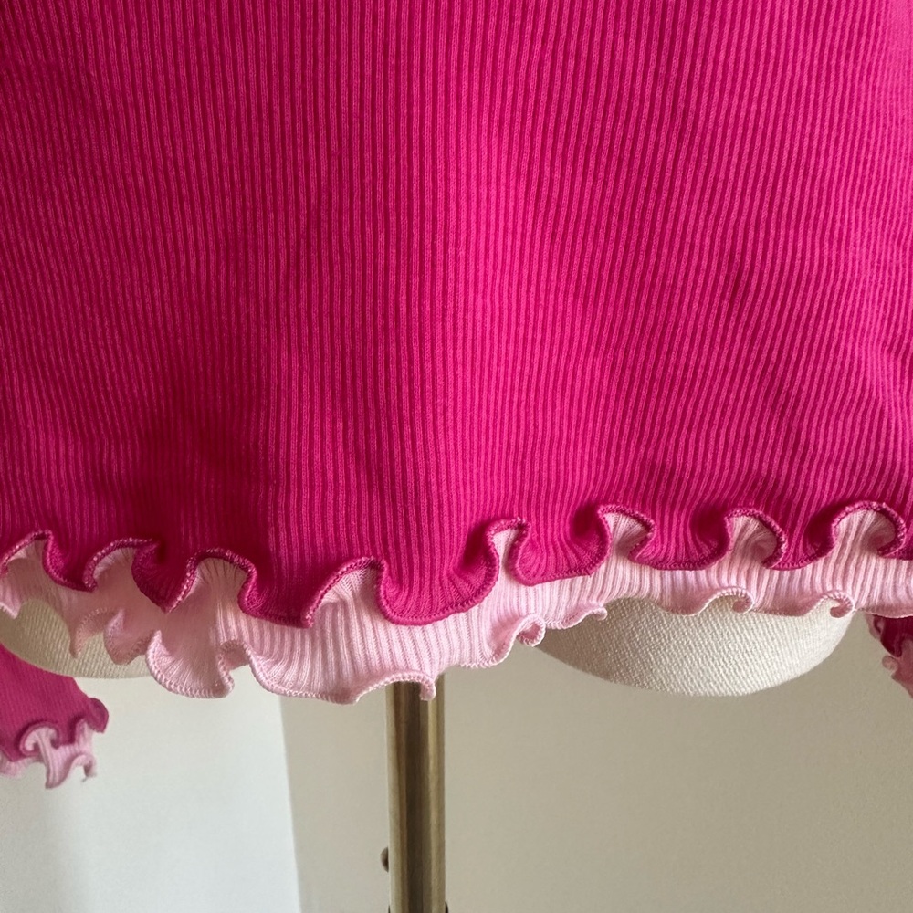 Pink Cotton Long Sleeve Shirt- X-Large - Picture 3 of 7